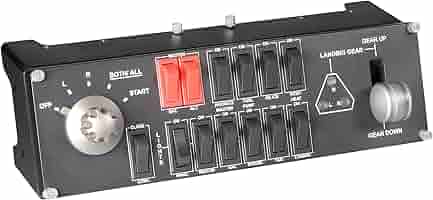 【美品】Logicool G フライトスイッチパネル Logicool G Flight Simulator Autopilot Multipanel